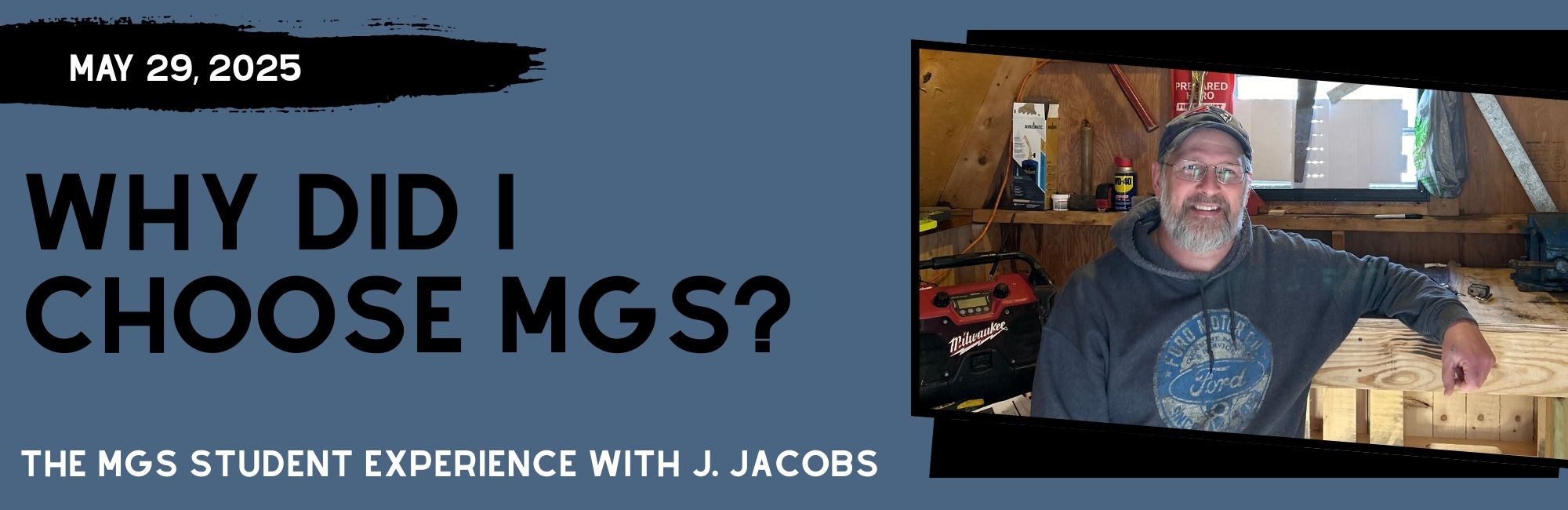 J. Jacobs - Why Did I Choose MGS (2)