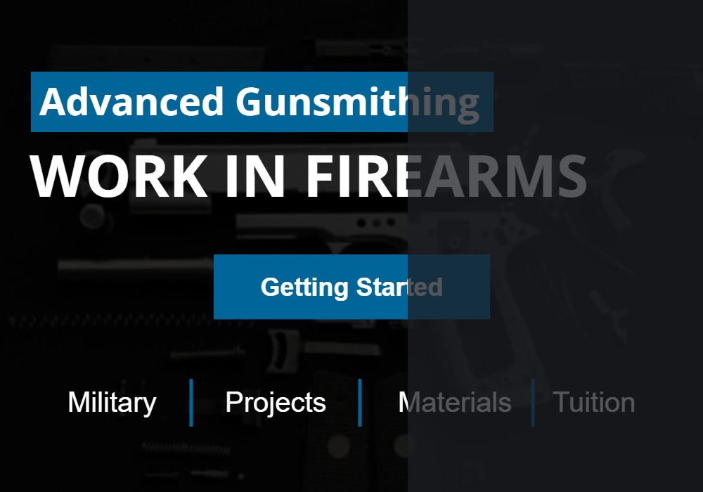 Advanced Gunsmithing I Certificate