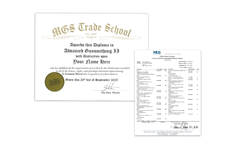 AdvIIGrad Gunsmith Career Training,Firearm Build Kit,Gunsmithing Tool Kit, Gunsmith Career Training | Advanced Gunsmithing II Certificate